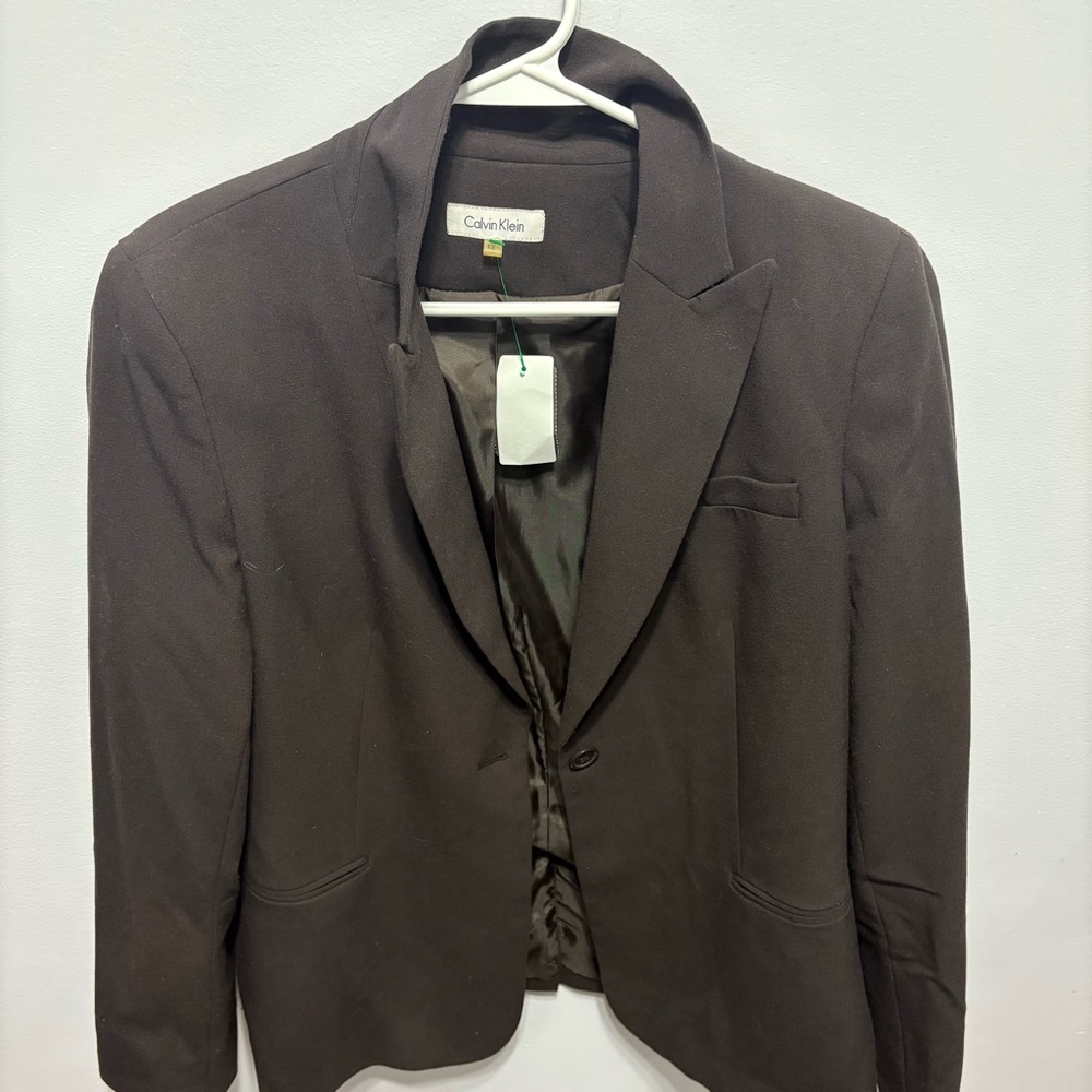 Calvin Klein Men's Dark Brown Blazer